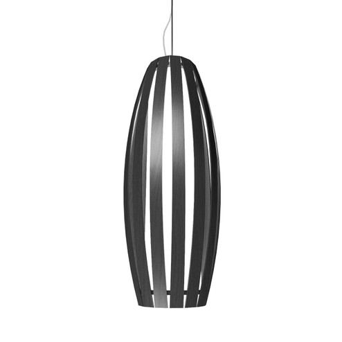 Barrel One Light Pendant in Organic Grey (486|30450)