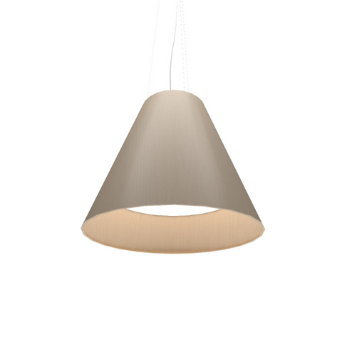 Conical LED Pendant in Organic Cappuccino (486|295LED48)