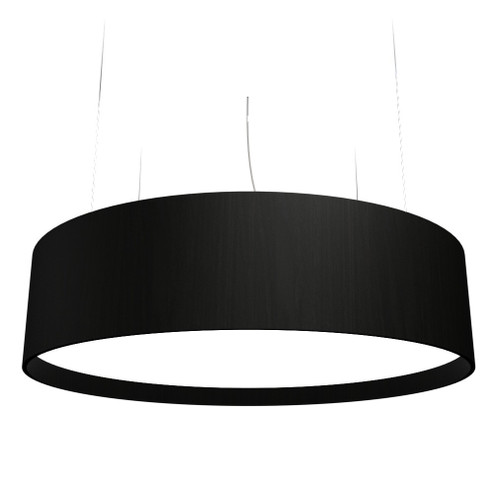 Cylindrical LED Pendant in Organic Black (486|205LED46)