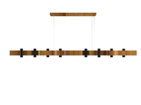 Flow 16 Light Pendant in Teak (486|150212)