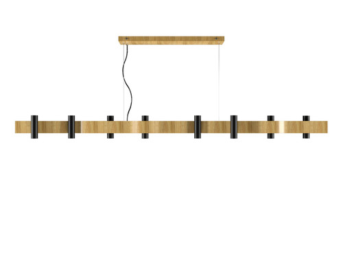 Flow One Light Pendant in Louro Freijo (486|150209)