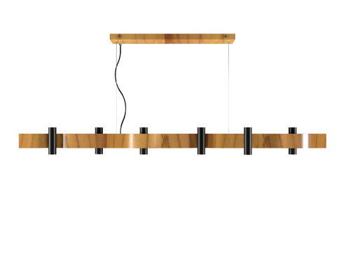 Flow 16 Light Pendant in Teak (486|150112)