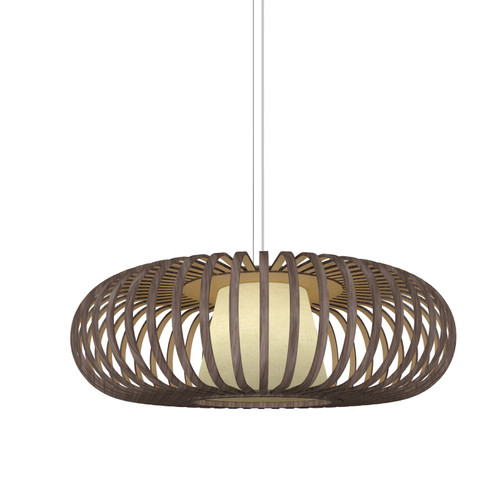 Balloon One Light Pendant in American Walnut (486|149618)