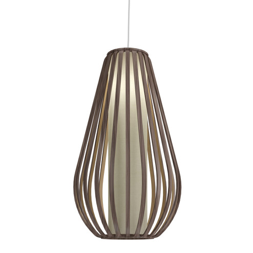 Balloon One Light Pendant in American Walnut (486|149518)