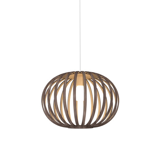Balloon One Light Pendant in American Walnut (486|149318)