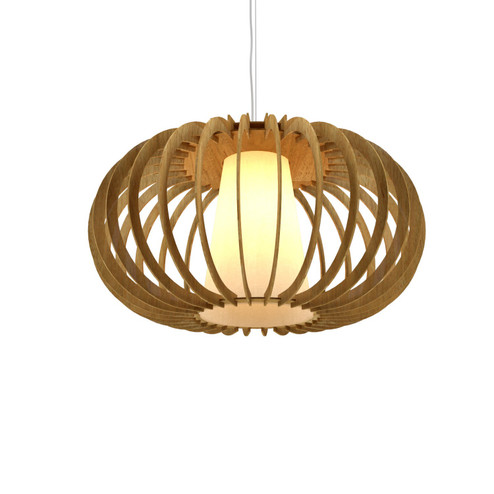 Stecche di Legno One Light Pendant in Louro Freijo (486|148909)