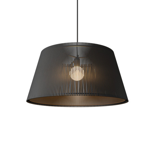 Living Hinges One Light Pendant in Organic Grey (486|148850)