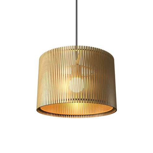Living Hinges One Light Pendant in Organic Gold (486|148649)