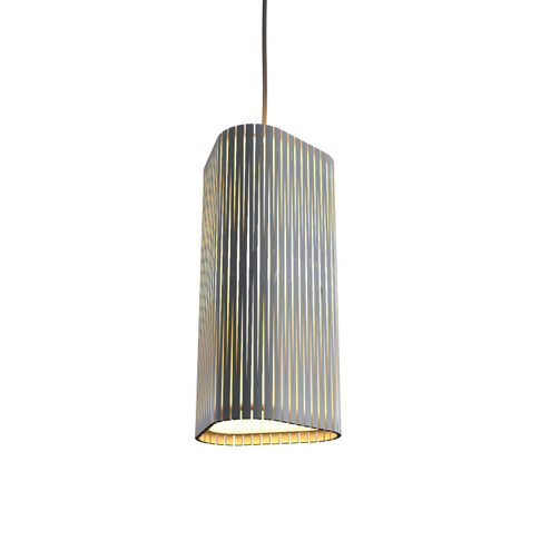 Living Hinges One Light Pendant in Organic White (486|148247)