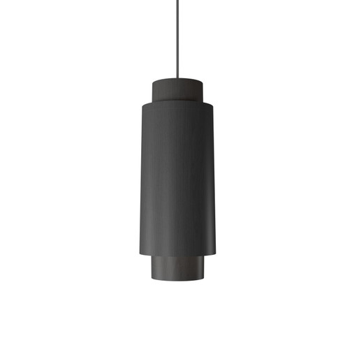 Cylindrical One Light Pendant in Organic Grey (486|147650)