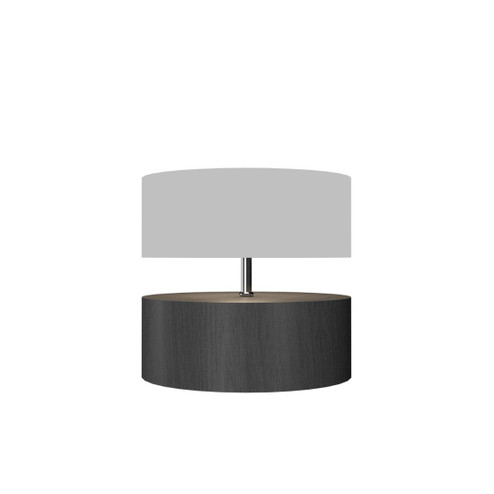 Cylindrical One Light Table Lamp in Organic Grey (486|14550)
