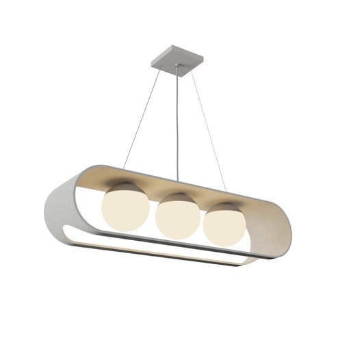 Sfera One Light Pendant in Organic White (486|144847)