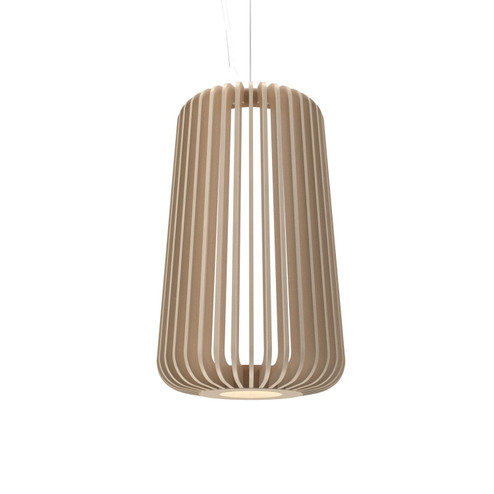 Stecche di Legno One Light Pendant in Organic Cappuccino (486|142748)