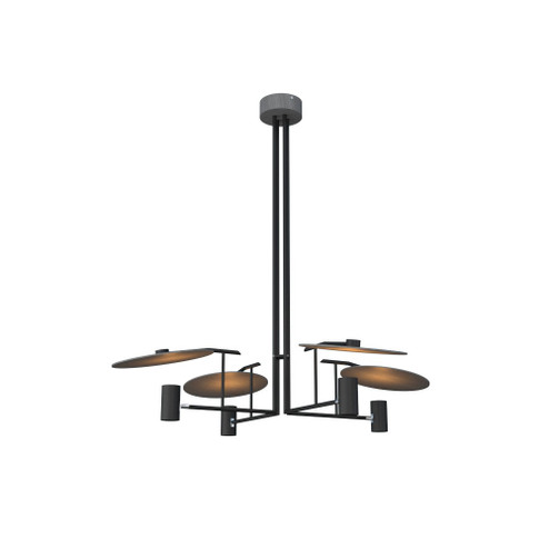 Dot Four Light Pendant in Organic Grey (486|141950)