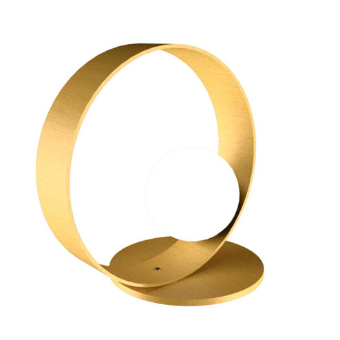 Sfera One Light Table Lamp in Organic Gold (486|14149)