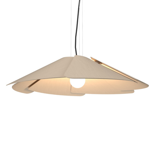 Fuchsia One Light Pendant in Organic Cappuccino (486|136548)