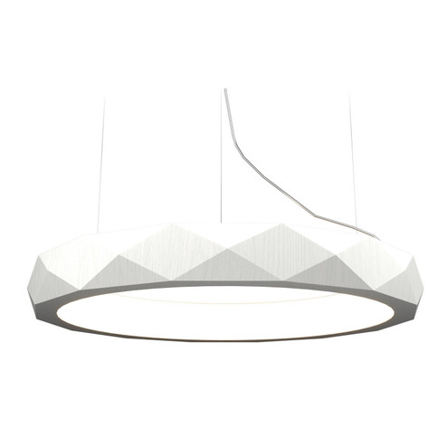 Facet LED Pendant in Organic White (486|1358LED47)