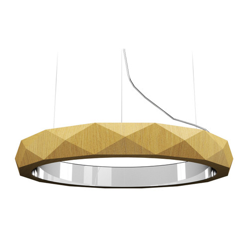 Facet LED Pendant in Organic Gold (486|1357LED49)