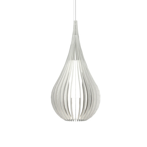 Cappadocia One Light Pendant in Organic White (486|131047)