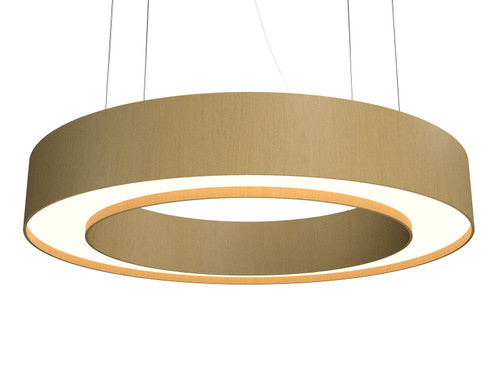 Cylindrical LED Pendant in Organic Gold (486|1286LED49)