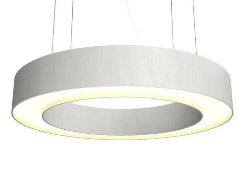 Cylindrical LED Pendant in Organic White (486|1286LED47)
