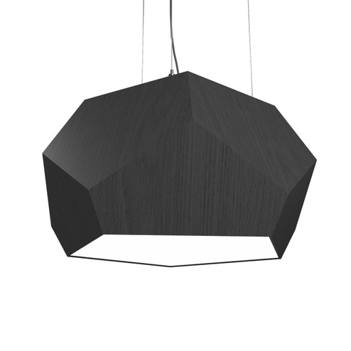 Facet Three Light Pendant in Organic Grey (486|122750)