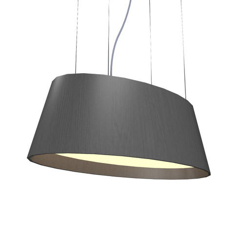 Oval LED Pendant in Organic Grey (486|1218LED50)