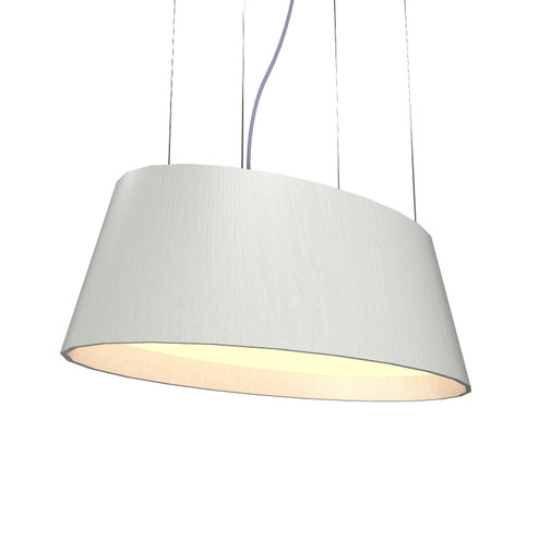 Oval LED Pendant in Organic White (486|1218LED47)