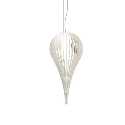 Cappadocia One Light Pendant in Organic White (486|118947)