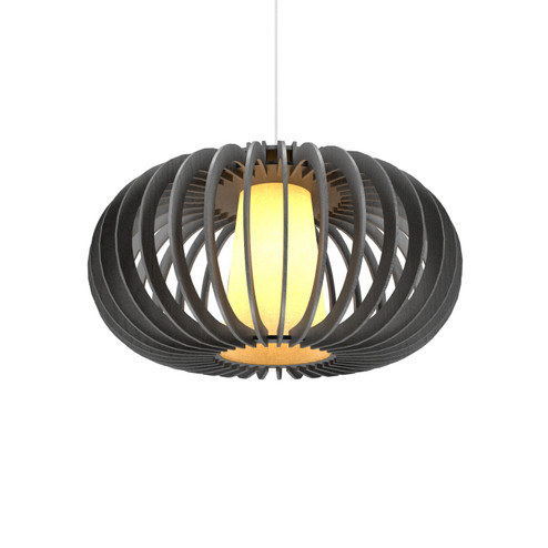Stecche di Legno One Light Pendant in Organic Grey (486|118550)