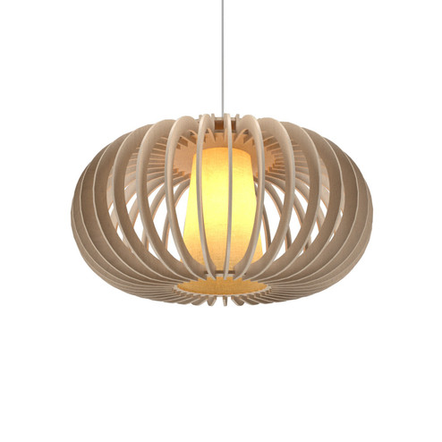Stecche di Legno One Light Pendant in Organic Cappuccino (486|118548)
