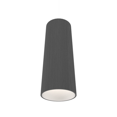 Conical One Light Pendant in Organic Grey (486|11650)