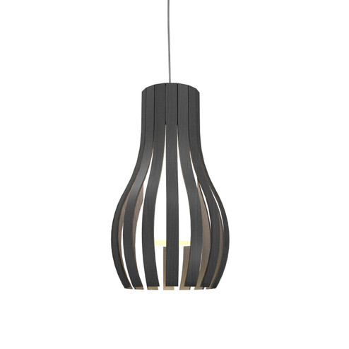 Barrel One Light Pendant in Organic Grey (486|115350)