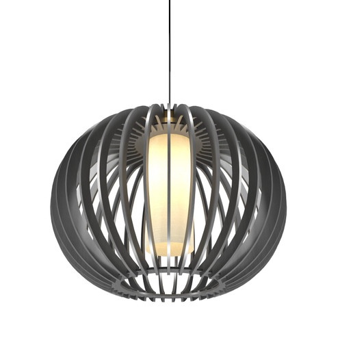 Stecche di Legno One Light Pendant in Organic Grey (486|113450)