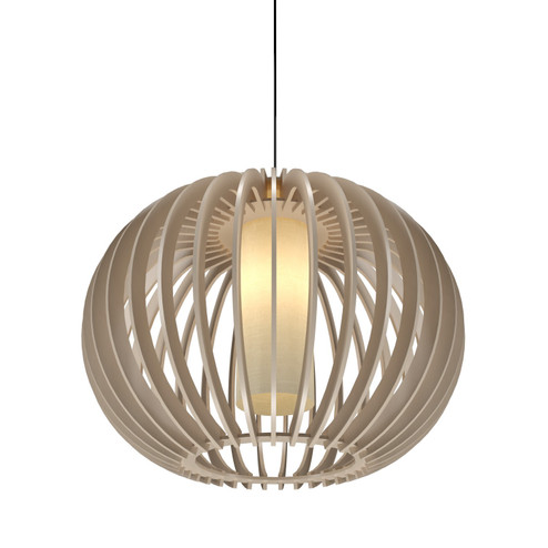 Stecche di Legno One Light Pendant in Organic Cappuccino (486|113448)
