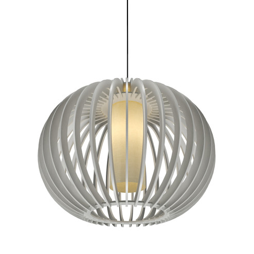 Stecche di Legno One Light Pendant in Organic White (486|113447)