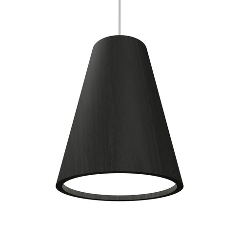Conical LED Pendant in Organic Black (486|1130LED46)