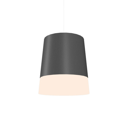 Conical One Light Pendant in Organic Grey (486|110050)