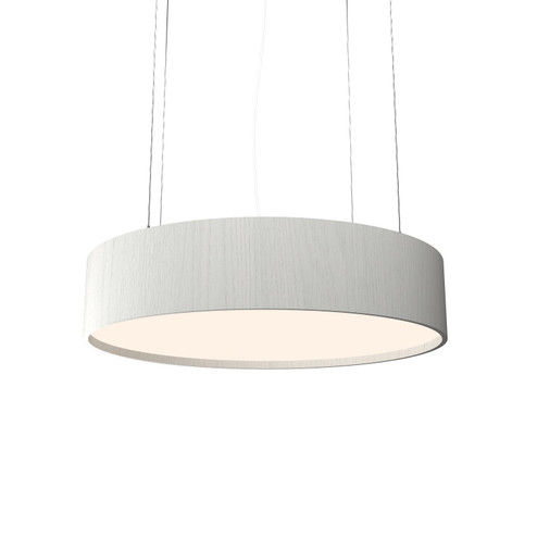 Cylindrical LED Pendant in Organic White (486|1039LED47)