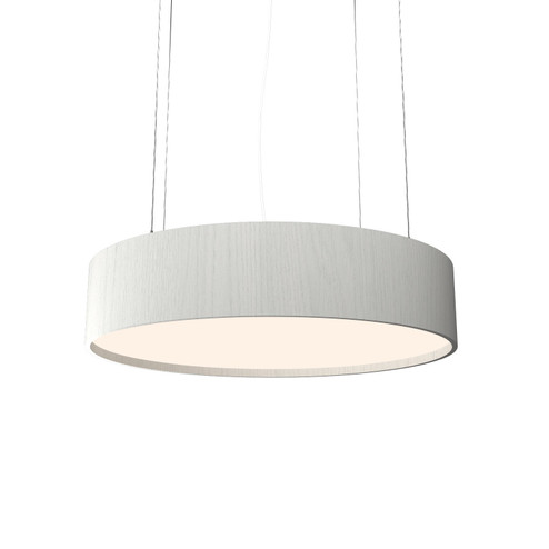 Cylindrical LED Pendant in Organic White (486|1038LED47)