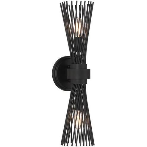 Longfellow Two Light Wall Sconce in Matte Black (51|99603289)