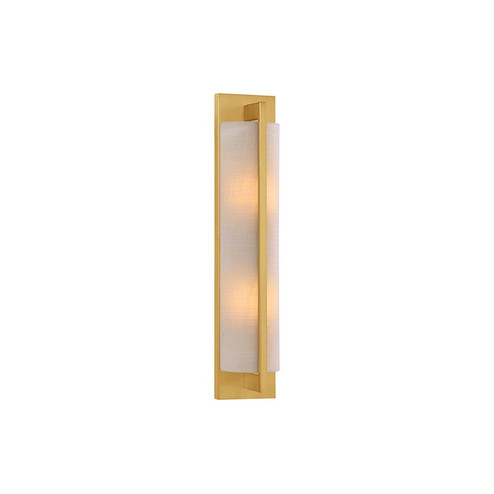 Newell Two Light Wall Sconce in Warm Brass (51|986062322)