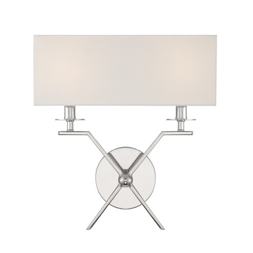 Arondale Two Light Wall Sconce in Polished Nickel (51|933052109)