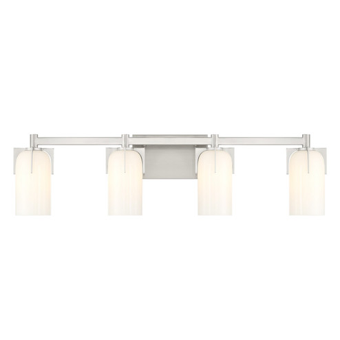 Caldwell Four Light Bathroom Vanity in Satin Nickel (51|841284SN)