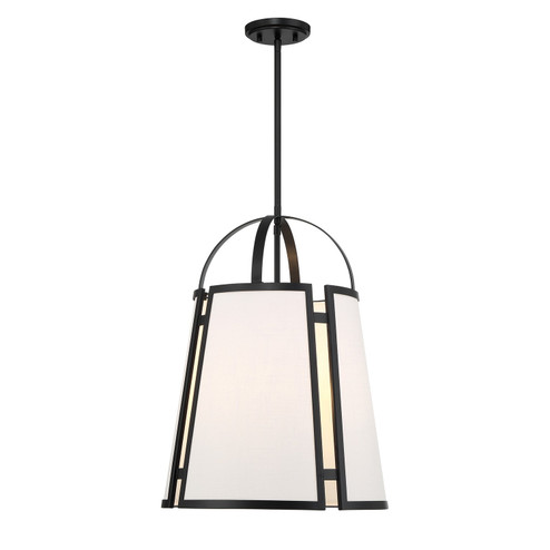 Chartwell Four Light Pendant in Matte Black (51|76304489)