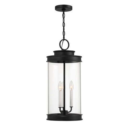 Englewood Three Light Outdoor Hanging Lantern in Matte Black (51|5901BK)