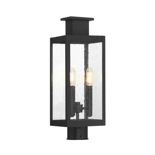 Ascott Three Light Outdoor Post Lantern in Matte Black (51|5828BK)