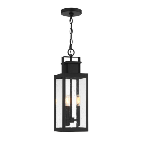 Ascott Three Light Outdoor Hanging Lantern in Matte Black (51|5827BK)