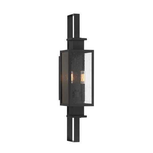 Ascott Two Light Outdoor Wall Lantern in Matte Black (51|5826BK)