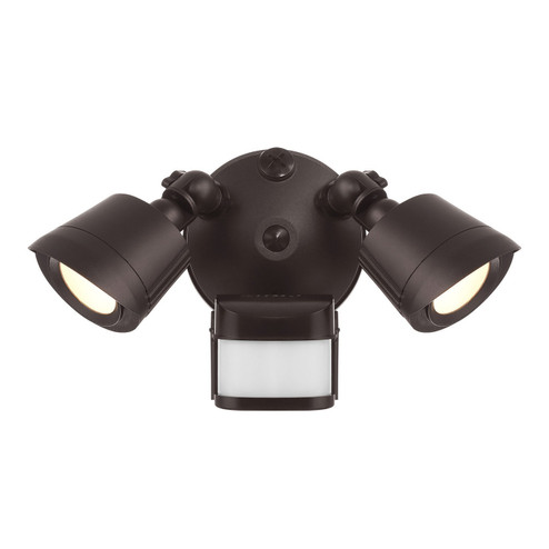 LED Motion Sensored Double Flood Light in Bronze (51|4FLOODMSA23000KBZ)